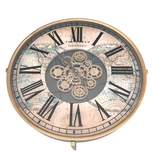 Kovové hodiny/ konferenčný stolík - Image 2